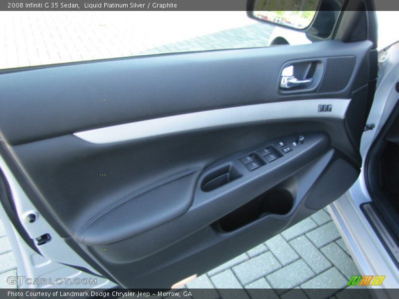 Liquid Platinum Silver / Graphite 2008 Infiniti G 35 Sedan