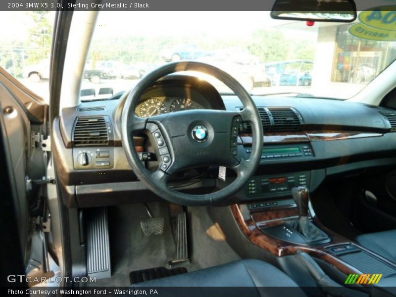 Sterling Grey Metallic / Black 2004 BMW X5 3.0i
