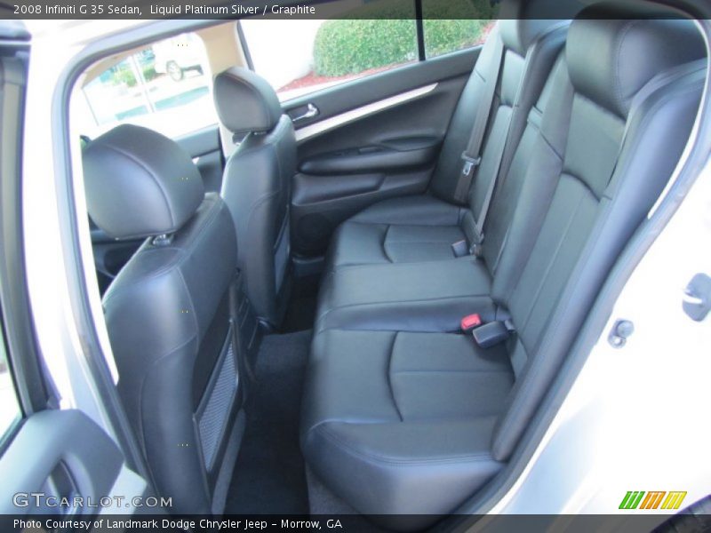 Liquid Platinum Silver / Graphite 2008 Infiniti G 35 Sedan