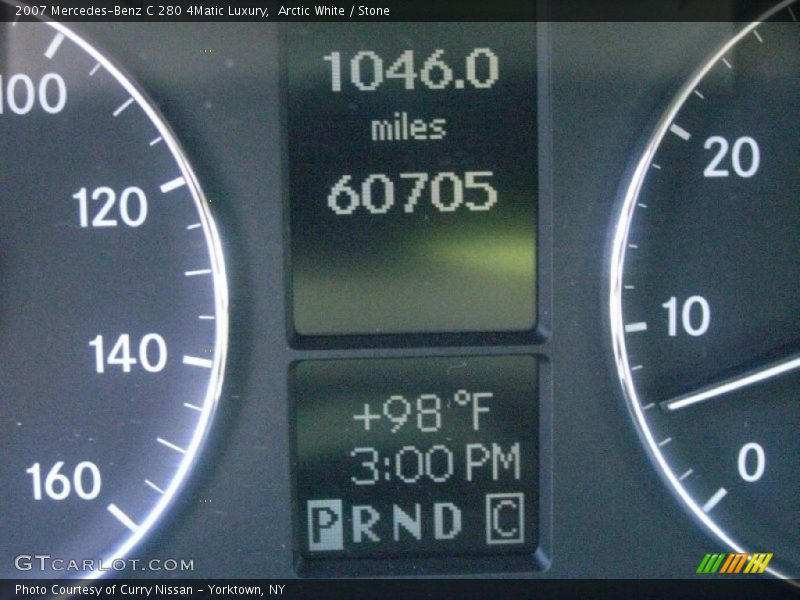 Arctic White / Stone 2007 Mercedes-Benz C 280 4Matic Luxury