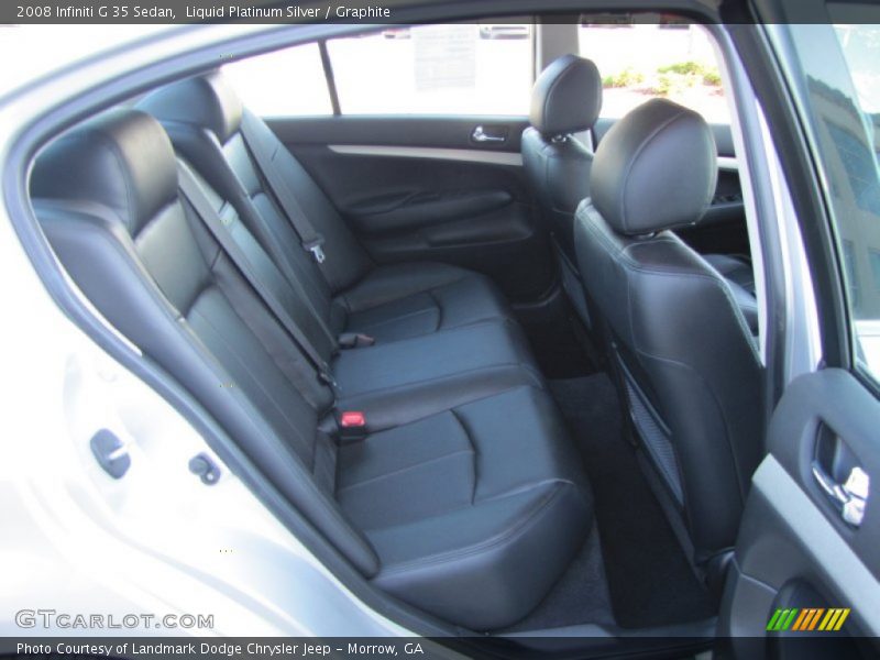 Liquid Platinum Silver / Graphite 2008 Infiniti G 35 Sedan