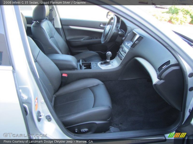 Liquid Platinum Silver / Graphite 2008 Infiniti G 35 Sedan