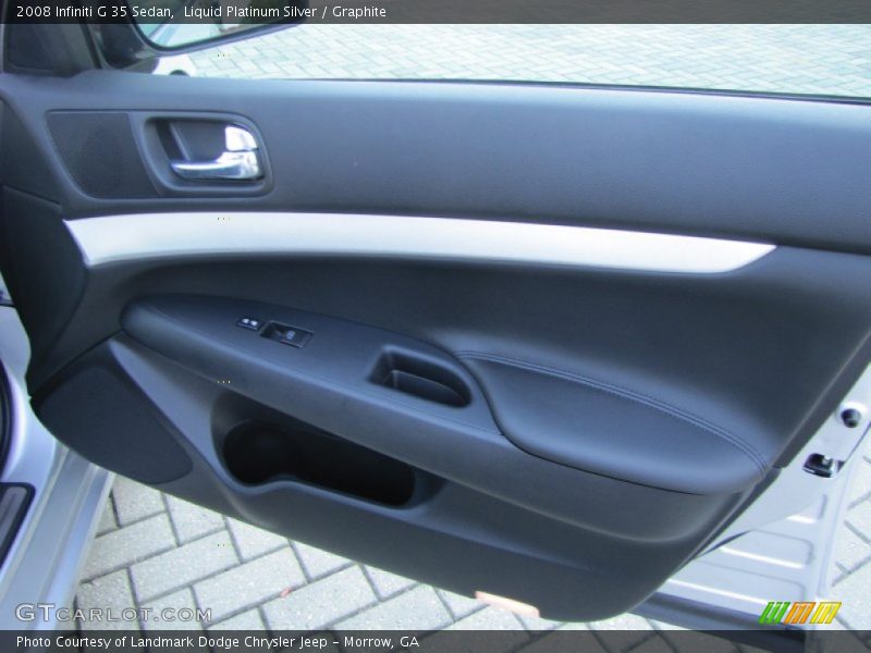 Liquid Platinum Silver / Graphite 2008 Infiniti G 35 Sedan
