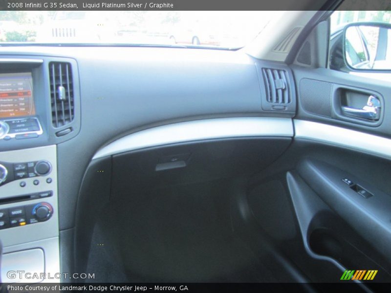 Liquid Platinum Silver / Graphite 2008 Infiniti G 35 Sedan