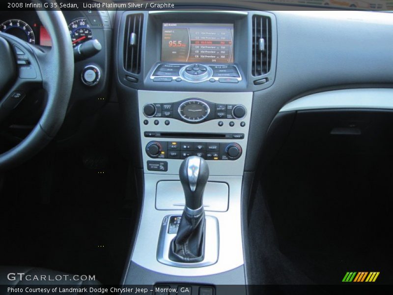 Liquid Platinum Silver / Graphite 2008 Infiniti G 35 Sedan