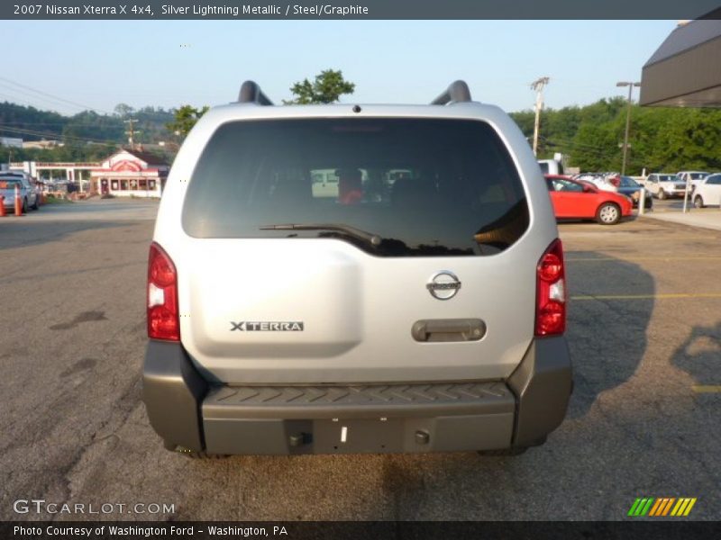 Silver Lightning Metallic / Steel/Graphite 2007 Nissan Xterra X 4x4