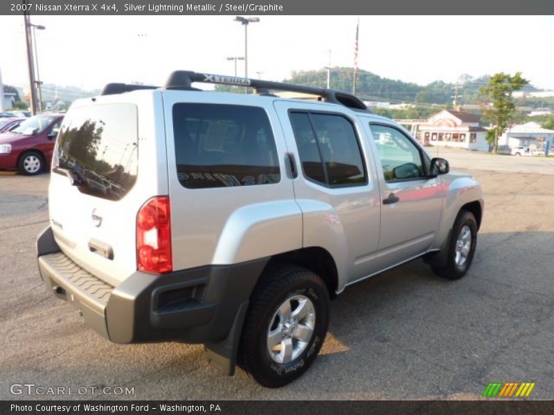 Silver Lightning Metallic / Steel/Graphite 2007 Nissan Xterra X 4x4