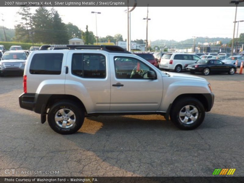 Silver Lightning Metallic / Steel/Graphite 2007 Nissan Xterra X 4x4