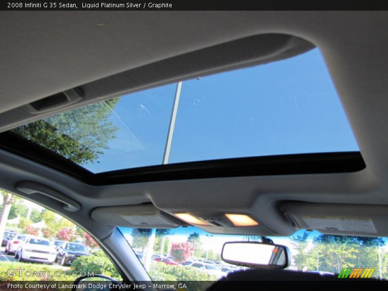 Liquid Platinum Silver / Graphite 2008 Infiniti G 35 Sedan