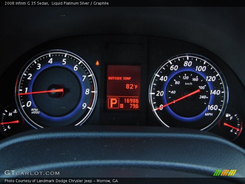 Liquid Platinum Silver / Graphite 2008 Infiniti G 35 Sedan