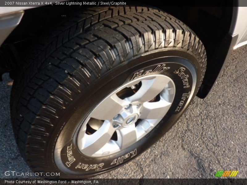 Silver Lightning Metallic / Steel/Graphite 2007 Nissan Xterra X 4x4