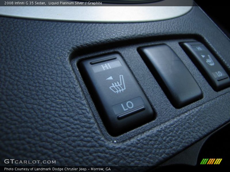 Liquid Platinum Silver / Graphite 2008 Infiniti G 35 Sedan
