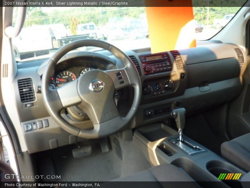 Silver Lightning Metallic / Steel/Graphite 2007 Nissan Xterra X 4x4