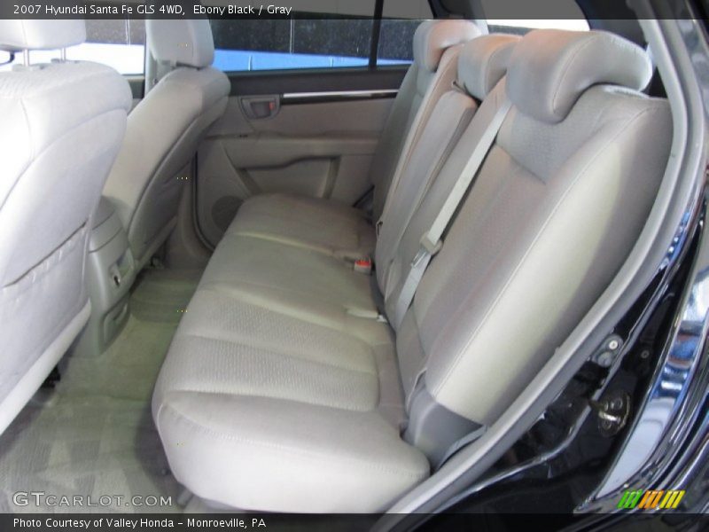 Ebony Black / Gray 2007 Hyundai Santa Fe GLS 4WD