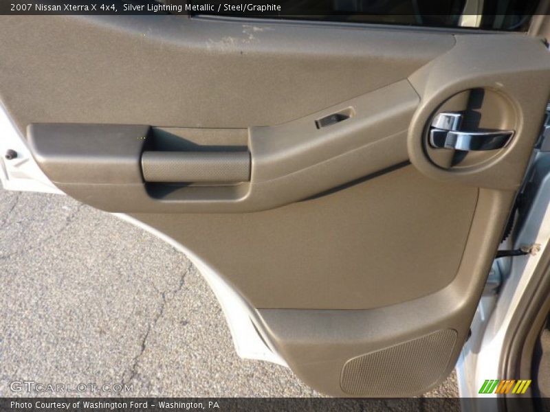 Silver Lightning Metallic / Steel/Graphite 2007 Nissan Xterra X 4x4