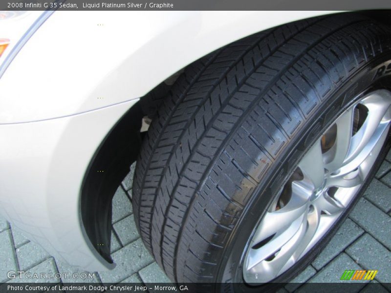 Liquid Platinum Silver / Graphite 2008 Infiniti G 35 Sedan
