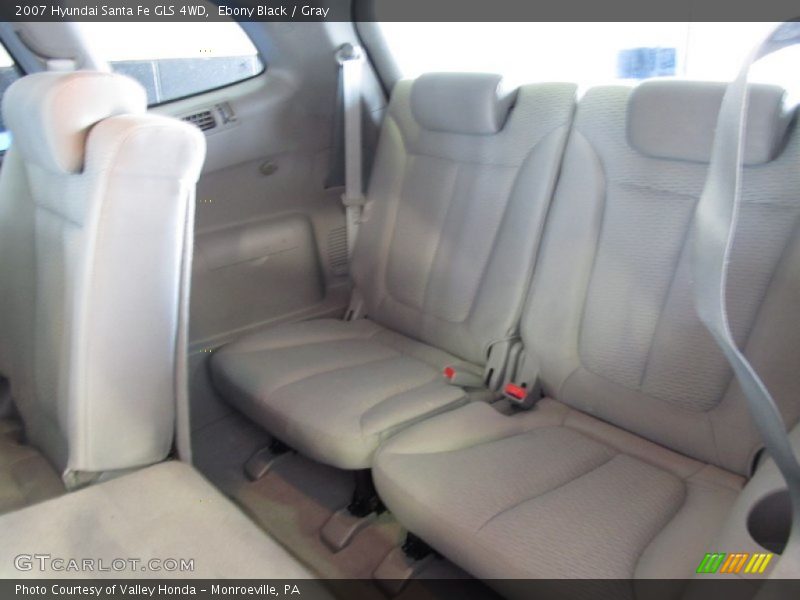 Ebony Black / Gray 2007 Hyundai Santa Fe GLS 4WD