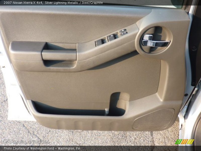 Silver Lightning Metallic / Steel/Graphite 2007 Nissan Xterra X 4x4