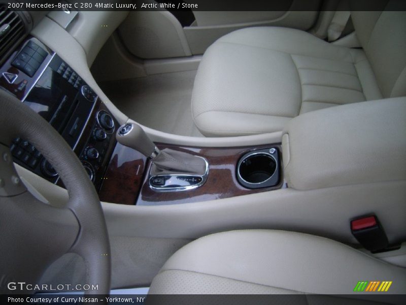 Arctic White / Stone 2007 Mercedes-Benz C 280 4Matic Luxury