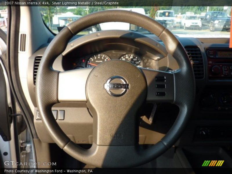Silver Lightning Metallic / Steel/Graphite 2007 Nissan Xterra X 4x4