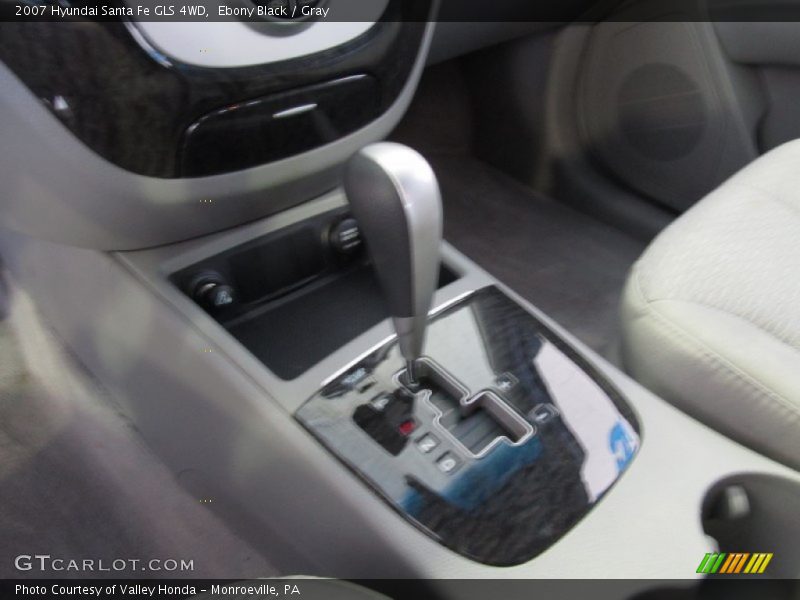 Ebony Black / Gray 2007 Hyundai Santa Fe GLS 4WD