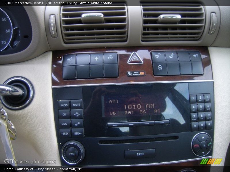 Arctic White / Stone 2007 Mercedes-Benz C 280 4Matic Luxury