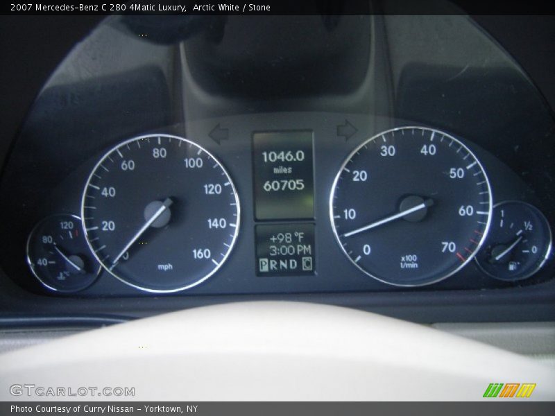 Arctic White / Stone 2007 Mercedes-Benz C 280 4Matic Luxury