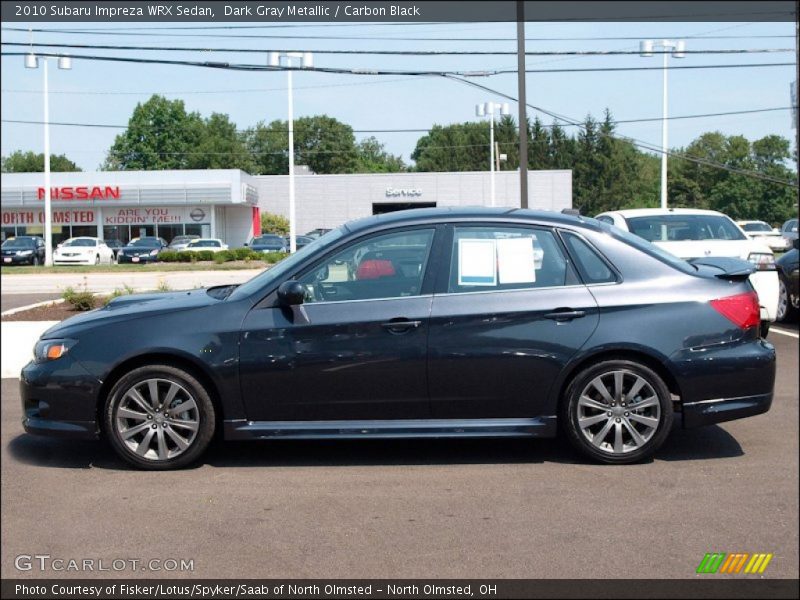 Dark Gray Metallic / Carbon Black 2010 Subaru Impreza WRX Sedan