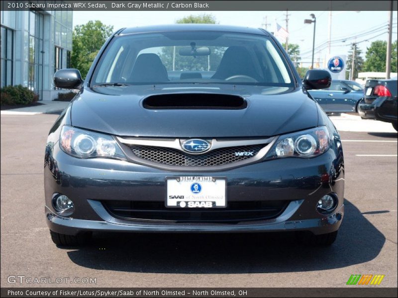 Dark Gray Metallic / Carbon Black 2010 Subaru Impreza WRX Sedan