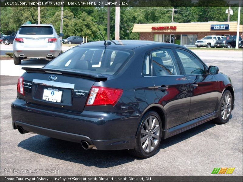 Dark Gray Metallic / Carbon Black 2010 Subaru Impreza WRX Sedan