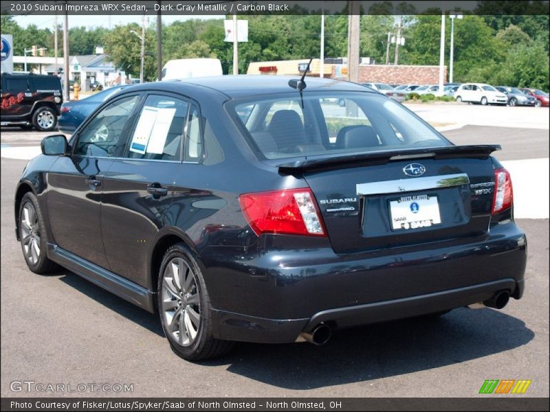 Dark Gray Metallic / Carbon Black 2010 Subaru Impreza WRX Sedan