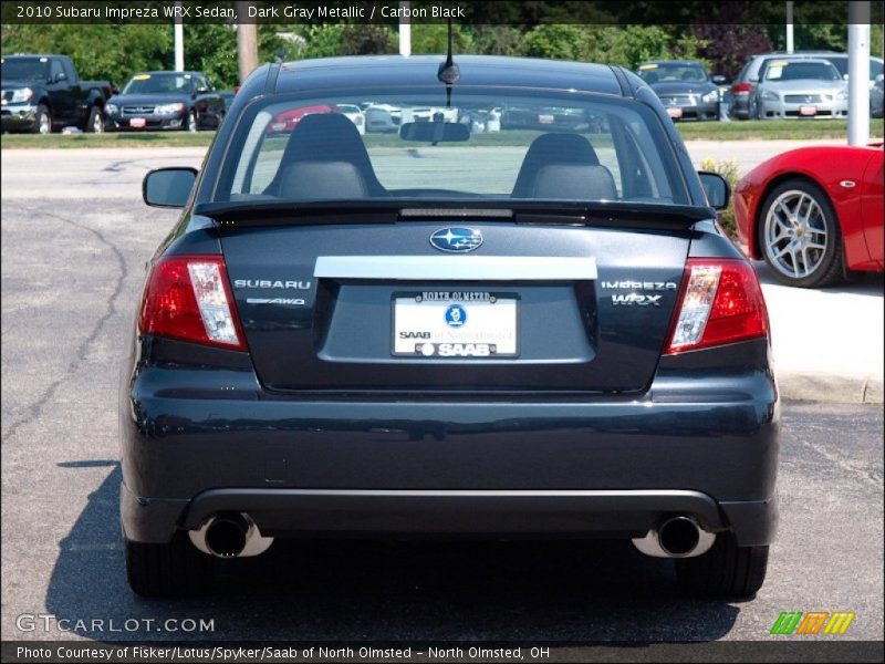 Dark Gray Metallic / Carbon Black 2010 Subaru Impreza WRX Sedan
