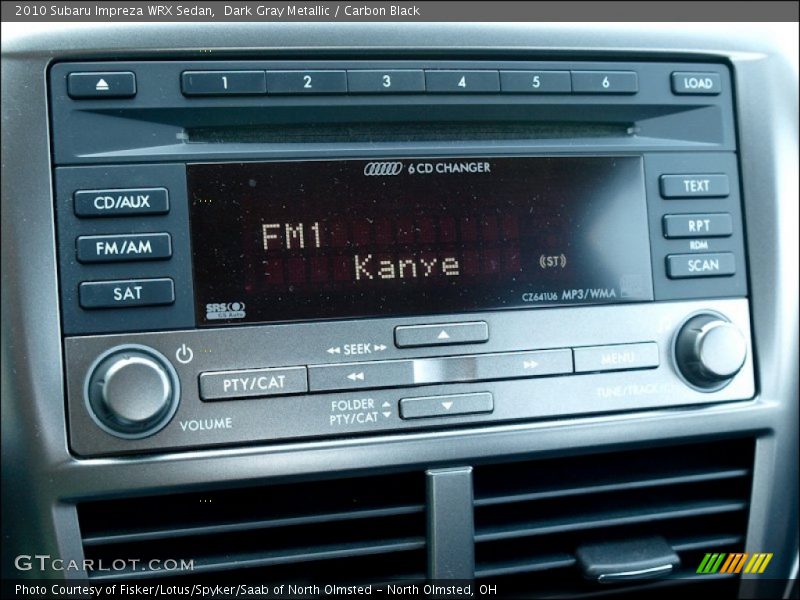 Controls of 2010 Impreza WRX Sedan