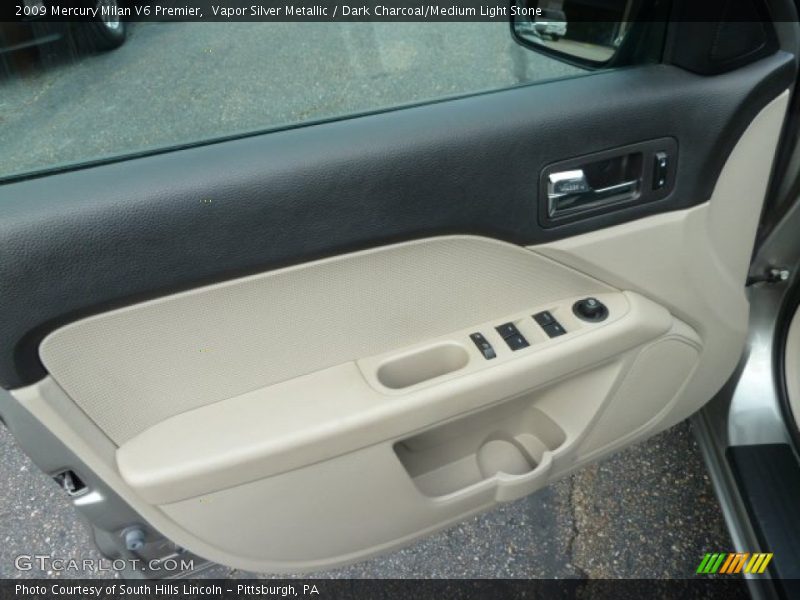 Vapor Silver Metallic / Dark Charcoal/Medium Light Stone 2009 Mercury Milan V6 Premier