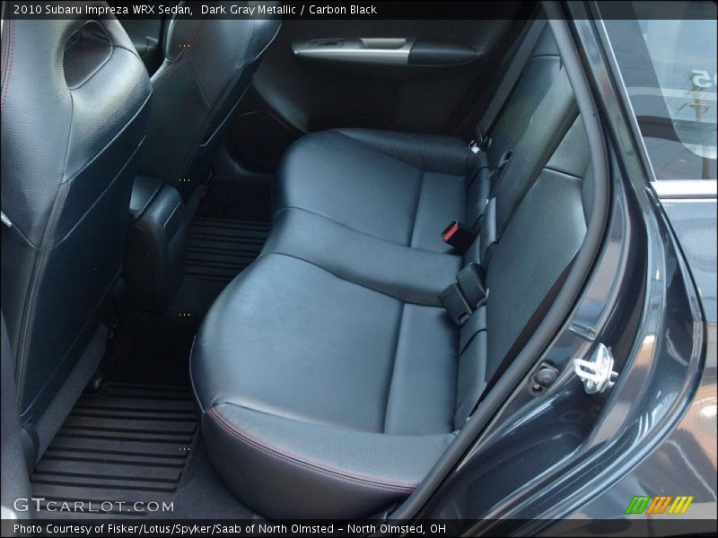  2010 Impreza WRX Sedan Carbon Black Interior