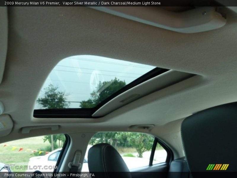 Vapor Silver Metallic / Dark Charcoal/Medium Light Stone 2009 Mercury Milan V6 Premier