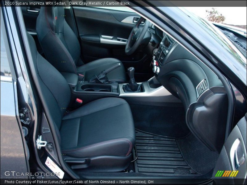  2010 Impreza WRX Sedan Carbon Black Interior