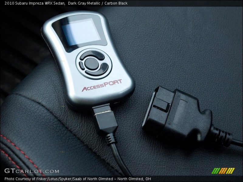 Dark Gray Metallic / Carbon Black 2010 Subaru Impreza WRX Sedan