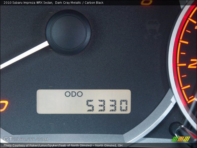 Dark Gray Metallic / Carbon Black 2010 Subaru Impreza WRX Sedan