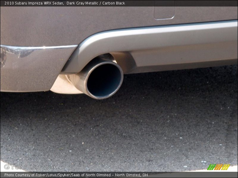 Dark Gray Metallic / Carbon Black 2010 Subaru Impreza WRX Sedan