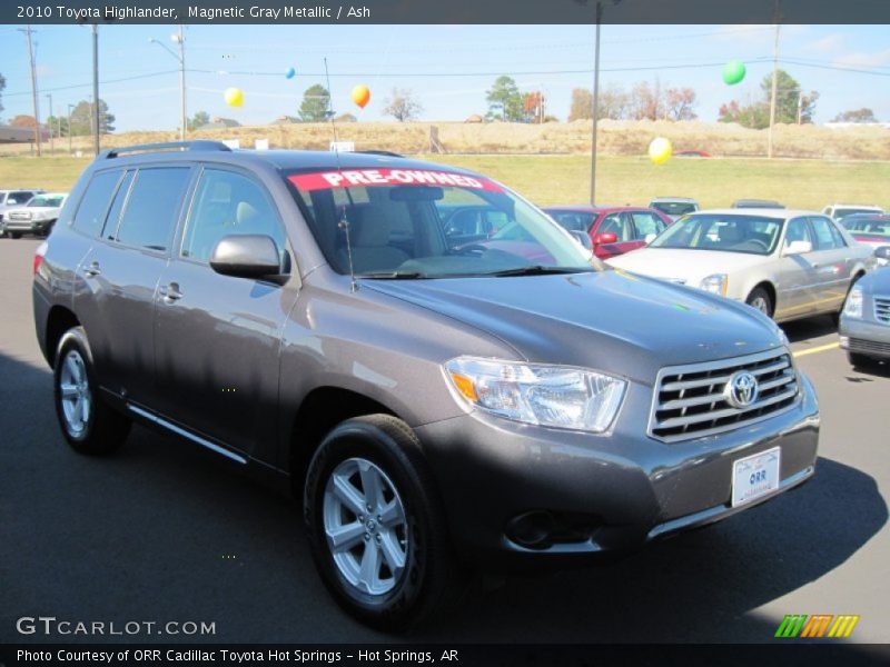 Magnetic Gray Metallic / Ash 2010 Toyota Highlander