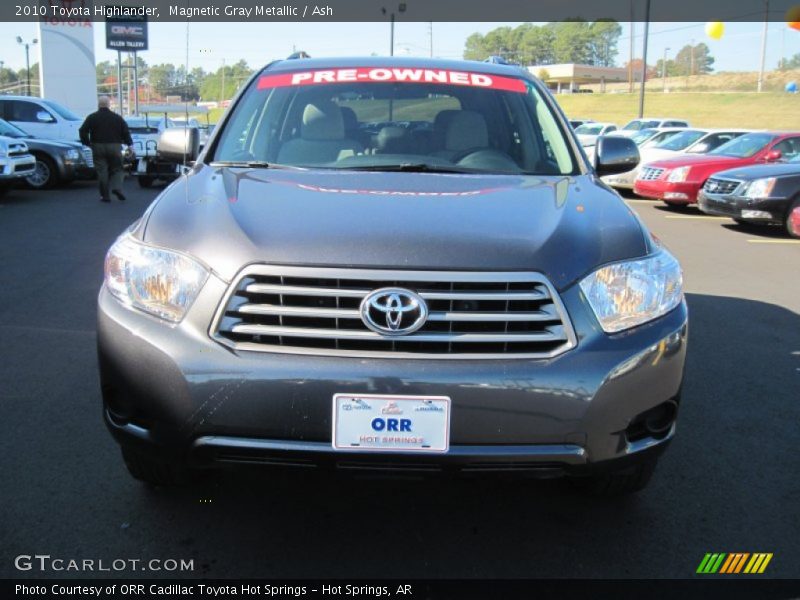 Magnetic Gray Metallic / Ash 2010 Toyota Highlander