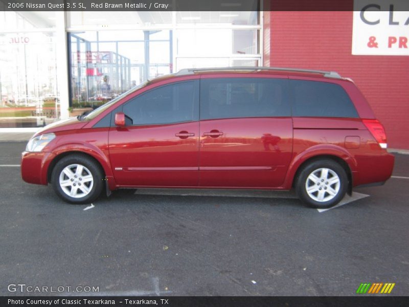 Red Brawn Metallic / Gray 2006 Nissan Quest 3.5 SL