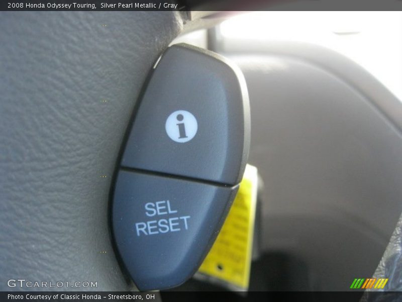 Silver Pearl Metallic / Gray 2008 Honda Odyssey Touring