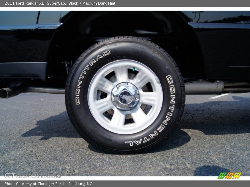Black / Medium Dark Flint 2011 Ford Ranger XLT SuperCab
