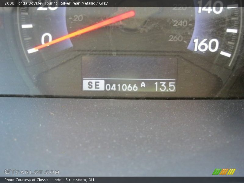 Silver Pearl Metallic / Gray 2008 Honda Odyssey Touring