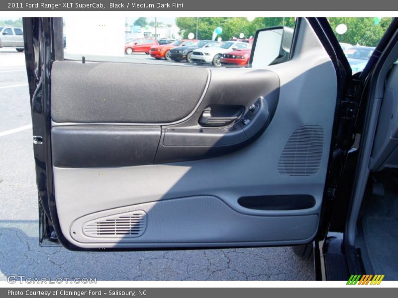 Black / Medium Dark Flint 2011 Ford Ranger XLT SuperCab