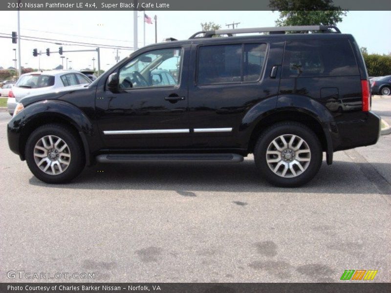 Super Black / Cafe Latte 2010 Nissan Pathfinder LE 4x4