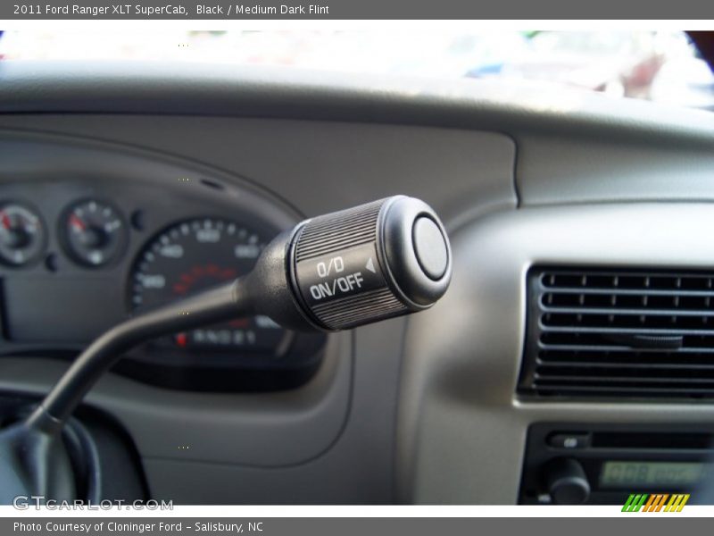 Black / Medium Dark Flint 2011 Ford Ranger XLT SuperCab