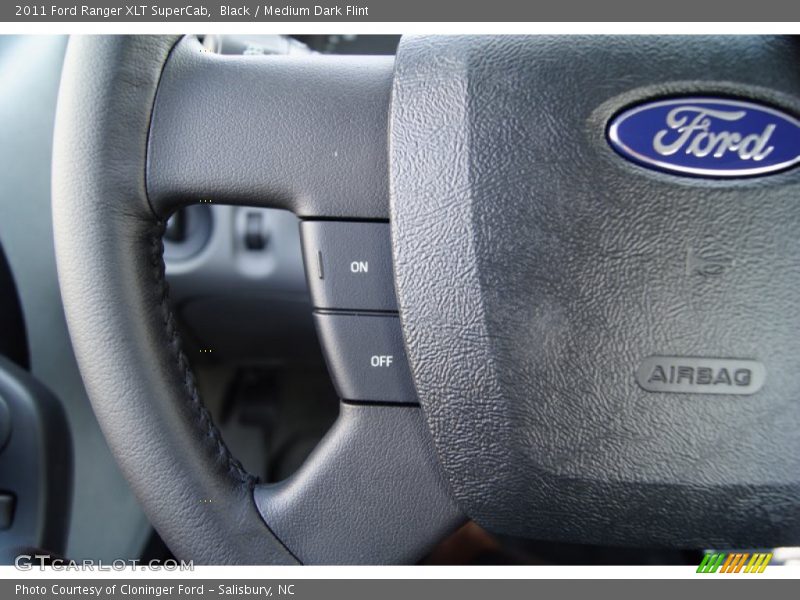 Black / Medium Dark Flint 2011 Ford Ranger XLT SuperCab